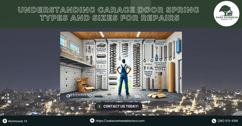 Understanding Garage Door Spring Types and Sizes for Repairs 9 Oaks Overhead Doors Co 1