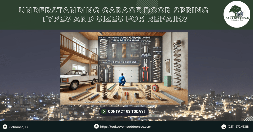 Understanding Garage Door Spring Types and Sizes for Repairs 1 Oaks Overhead Doors Co