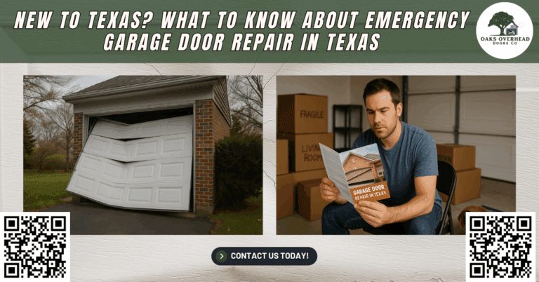 New to Texas? What to Know About Emergency Garage Door Repair in Texas 1 New to Texas? What to Know About Emergency Garage Door Repair in Texas - Oaks Overhead Doors Co.