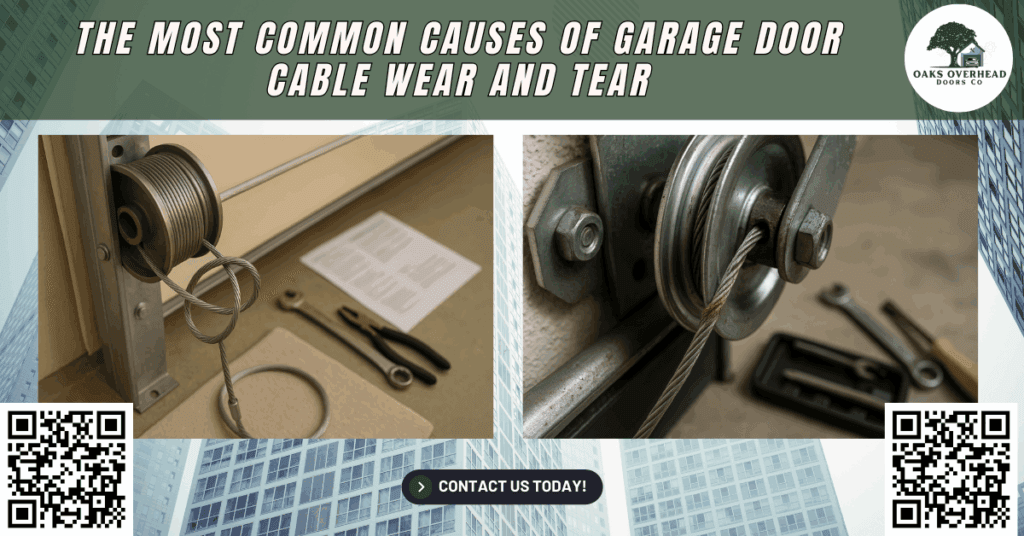 The Most Common Causes of Garage Door Cable Wear and Tear - Oaks Overhead Doors Co.