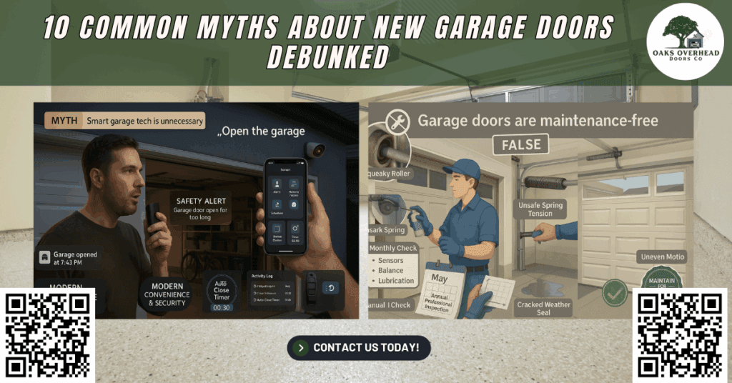 10 Common Myths About New Garage Doors Debunked - Oaks Overhead Doors Co.