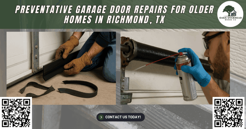 Preventative Garage Door Repairs for Older Homes in Richmond, TX 6 Preventative Garage Door Repairs for Older Homes in Richmond, TX - Oaks Overhead Doors Co.