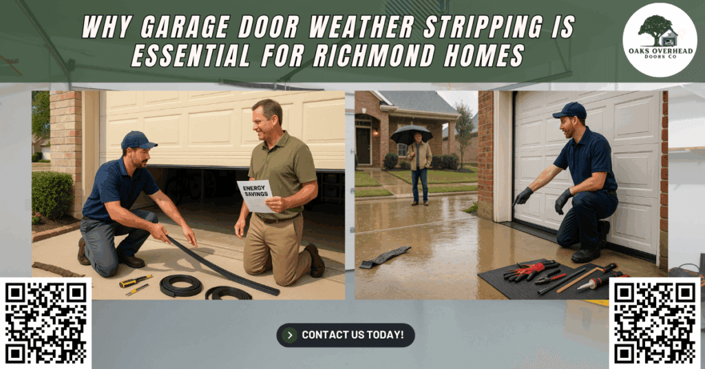 Why Garage Door Weather Stripping is Essential for Richmond Homes 5 Why Garage Door Weather Stripping is Essential for Richmond Homes - Oaks Overhead Doors Co.