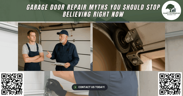 Garage Door Repair Myths You Should Stop Believing Right Now - Oaks Overhead Doors Co.