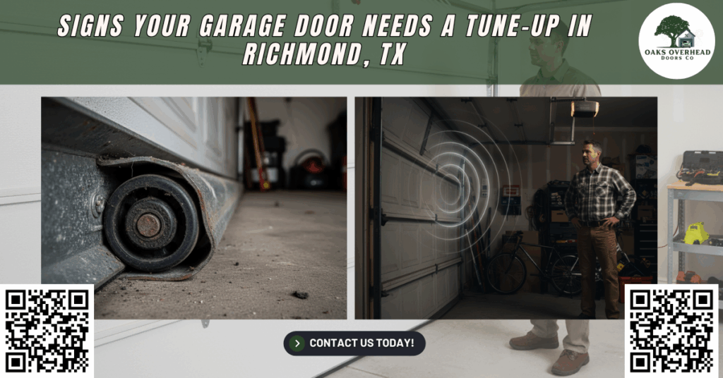 Signs Your Garage Door Needs a Tune-Up in Richmond, TX 2 Signs Your Garage Door Needs a Tune-Up in Richmond, TX - Oaks Overhead Doors Co.