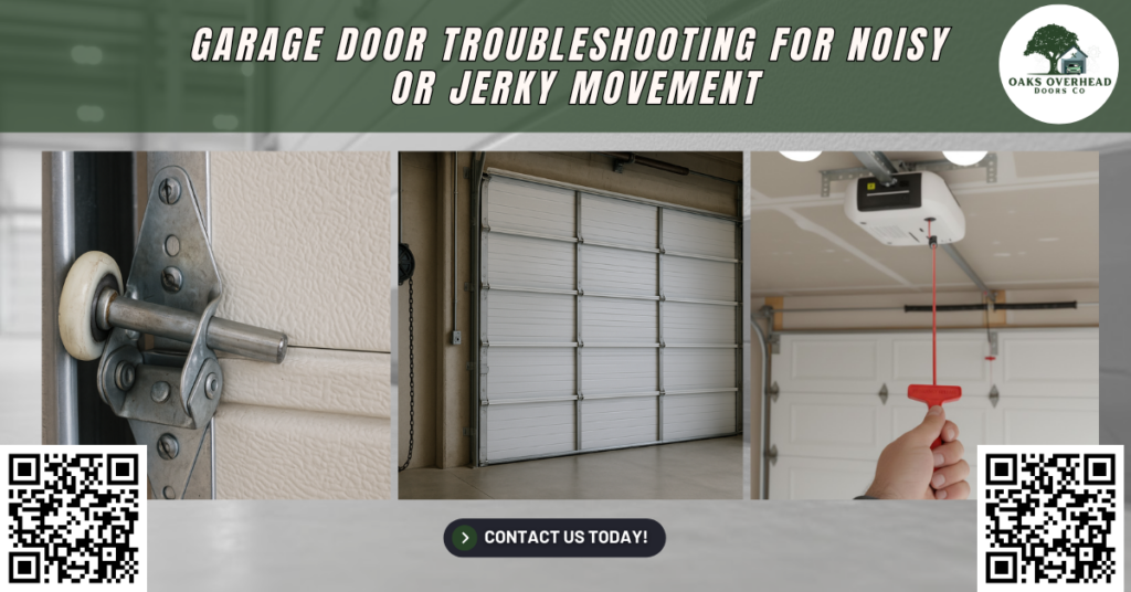 Garage Door Troubleshooting for Noisy or Jerky Movement - Oaks Overhead Doors Co.